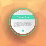 Abstract inforgraphics options