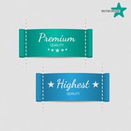 Clothing labels Vector