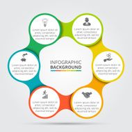 Vector circle element for infographic N49