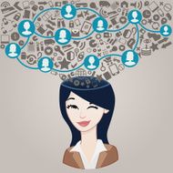Social media concept N8