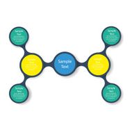 colorful round diagram infographics N2