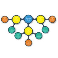 colorful round diagram infographics N3