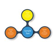 colorful round diagram infographics N4