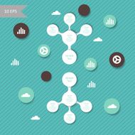 metaball colorful round diagram infographics N35