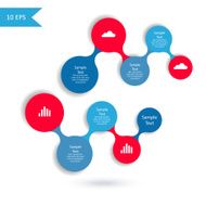 metaball colorful round diagram infographics N38