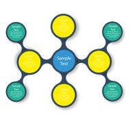 metaball colorful round diagram infographics N43