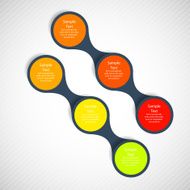 metaball colorful round diagram infographics N49