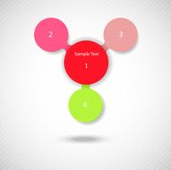 metaball colorful round diagram infographics N51