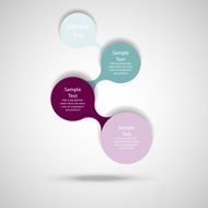 metaball colorful round diagram infographics N54
