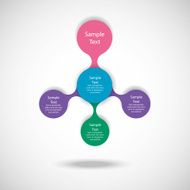 metaball colorful round diagram infographics N58