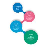 colorful round diagram infographics for presentations N13