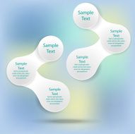 metaball colorful round diagram infographics N59