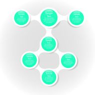 metaball colorful round diagram infographics N62