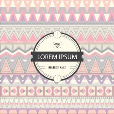 vector circle hipster icon label