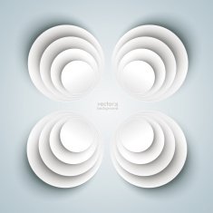 4 Bevel Circle in Circles Flower