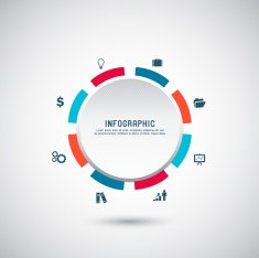 Business infographics template Vector illustration N9