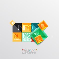 Geometric abstract shape infographic layouts N57