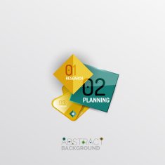 Geometric abstract shape infographic layouts N60