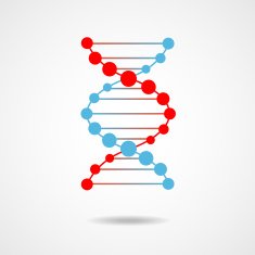 Medical dna connection molecular vector infographic icon element