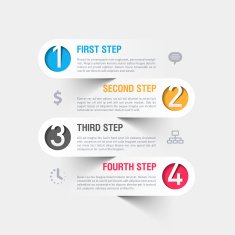 Modern business infographics template N5