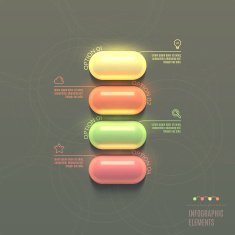 Business Infographics capsule concept N3