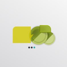 Modern abstract geometric info banner N352