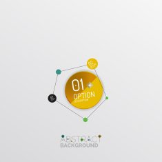 Geometric abstract shape infographic layouts N71