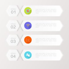 Abstract digital illustration Infographic N8