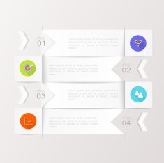 Abstract digital illustration Infographic N10