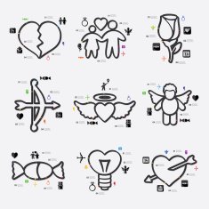 Valentine's Day infographic N36