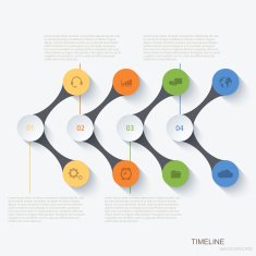 Vector modern circle infographic background N2