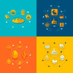 easter flat infographic N40