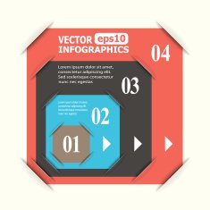 Abstract paper infografics N20