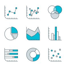 Vector graphics arrows striped ribbon infographics set Template for diagrams
