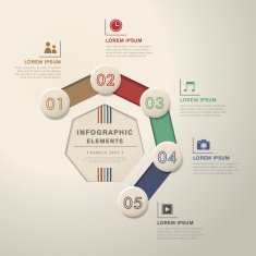 abstract flow chart infographics N11