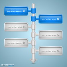 List of options on the arrow