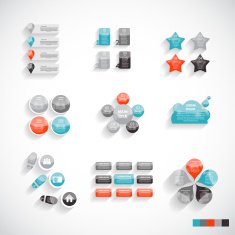 Infographic Templates for Business Vector Illustration N686