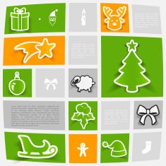 Christmas sticker infographic N26
