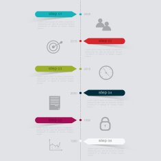 Timeline Infographic Design Templates N3