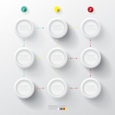 Modern infographics template N46
