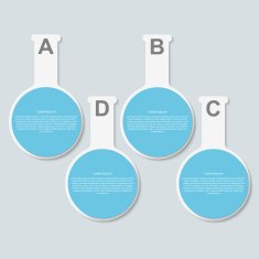 Business Infographics scientific style Vector illustration