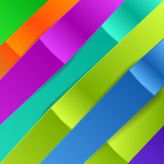 Colorful Diagonal Banners for Business Vector