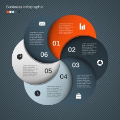 Modern vector template for your business project N140