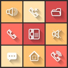 Vector design flat icons N4