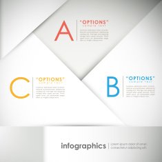 abstract paper infographic elements