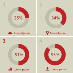 Flat design infographic N3
