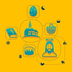 easter flat infographic N42