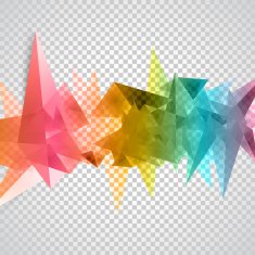 Vector Triangles pattern background N3