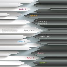 White Arrows Infographic