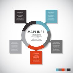 Infographic Templates for Business Vector Illustration N774